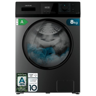 Cecotec Bolero DressCode 8410 Inverter Steel A Lavadora de Carga Frontal - 8kg - Centrifugado 1400rpm - Temperatura Regulable -