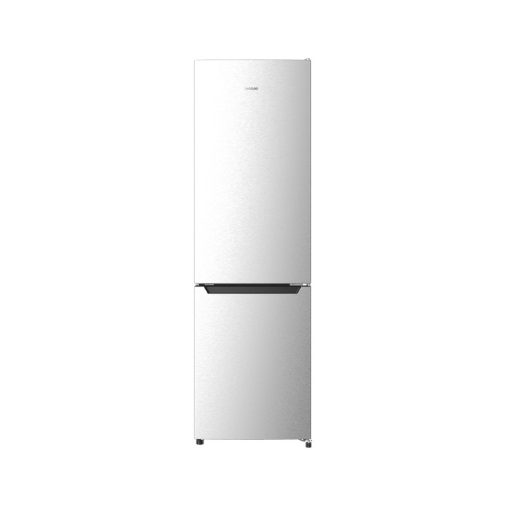 Cecotec Bolero CoolMarket Combi 250 Inox E Frigorifico Combi - Capacidad 250L - Temperatura Regulable - Frio Envolvente - Cajon