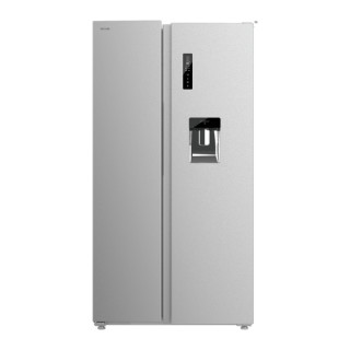Cecotec Bolero CoolMarket SBS 559 Inox E Frigorifico Americano - Capacidad 559L - Dispensador de Agua - Luz LED - Compresor Inve