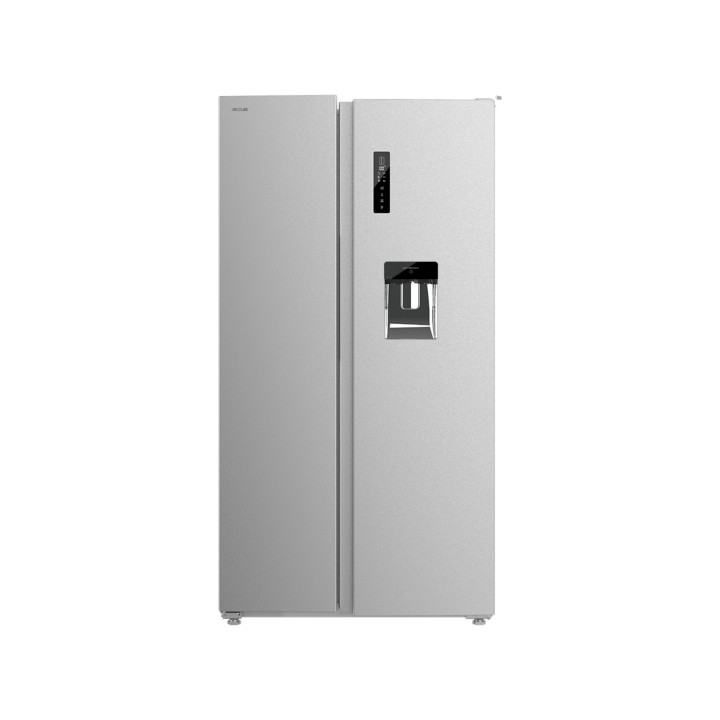 Cecotec Bolero CoolMarket SBS 559 Inox E Frigorifico Americano - Capacidad 559L - Dispensador de Agua - Luz LED - Compresor Inve