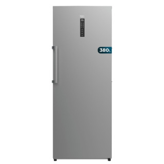 Cecotec Congelador Bolero CoolMarket UF 380 inox D Congelador Vertical Convertible - Capacidad 380L - Luz LED - Nofrost - Alarma