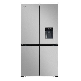 Cecotec Bolero CoolMarket 4D 564 Inox E Frigorifico Americano 4 Puertas - 564L - Total Nofrost - Dispensador de Agua - Congelaci