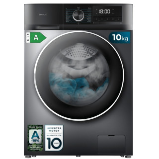 Cecotec Bolero DressCode 10500 Inverter Steel A Lavadora de Carga Frontal - 10kg - centrifugado 1400rpm - Seguro Infantil - Disp
