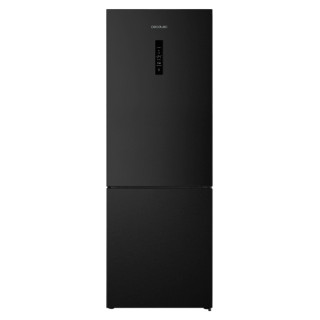 Cecotec Bolero CoolMarket Combi 495 Dark E Frigorifico Combi - Capacidad 495L - Luz LED - Temperatura Regulable - Cajon para Car