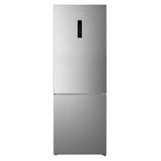 Cecotec Bolero CoolMarket Combi 495 Inox E Frigorifico Combi - Capacidad 495L - Luz LED - Temperatura Regulable - Cajon para Car