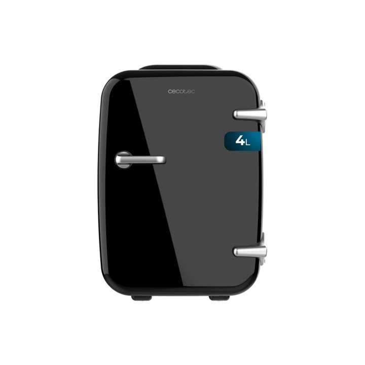 Cecotec Bolero MiniCooling 4L Habana Black Mini Frigorifico Portatil - Capacidad 4L - Voltaje 12V - Temperatura Regulable - Enfr