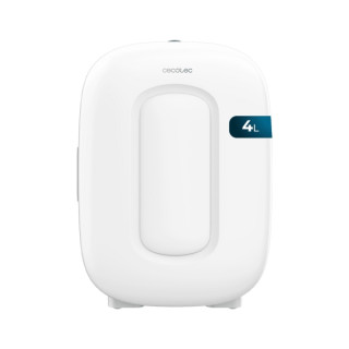 Cecotec Bolero MiniCooling 4L Bora White Mini Frigorifico Portatil - Capacidad 4L - Voltaje 12V - Temperatura Regulable - Enfria