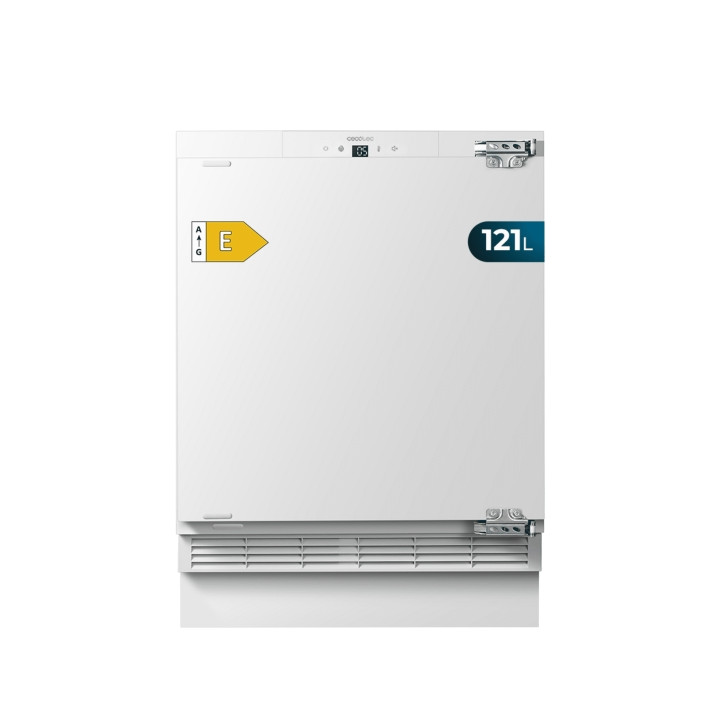 Cecotec Bolero CoolMarket TT BI 121 E Mini Frigorifico Integrable - Capacidad 121L - Silencioso 39dB - Luz LED - Temperatura Reg