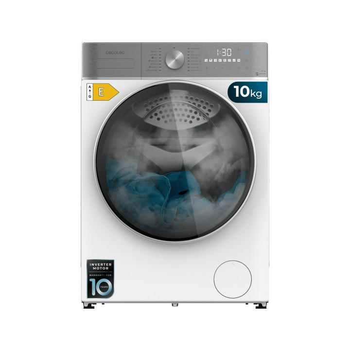 Cecotec Bolero Wash and Dry 10680 Inverter B Lavadora Secadora - Capacidad 10kg - Velocidad 1400rpm - Seguro Infantil - Motor In