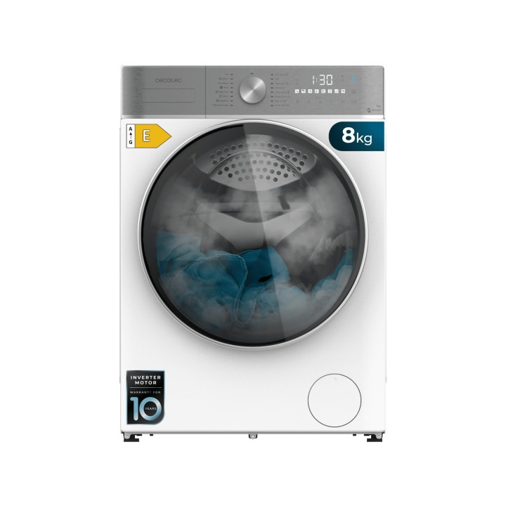 Cecotec Bolero Wash and Dry 8580 Inverter B Lavadora Secadora - Capacidad 8kg - Velocidad 1400rpm - Seguro Infantil - Motor Inve