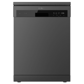 Cecotec Bolero Aguazero 6200 Dark D Lavavajillas de 60cm - 14 Cubiertos - Temperatura Regulable - Bandeja para Cubiertos - 6 Pro