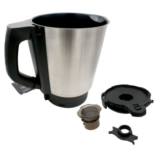 Cecotec Jarra con Revestimiento Ceramico para Mambo - Capacidad 3.3L - Acero Inoxidable - Libre de PTFE y PFOA - Alta Antiadhere
