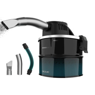 Cecotec Conga Ash 1000 Lite Aspirador de Cenizas - 600W - Deposito de 4L de Acero Inoxidable - Succion hasta 13kPa - Tubo Reforz