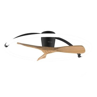 Cecotec EnergySilence Aero 5200 Light Design Ventilador de Techo de 22" - 21W - 3 Aspas de Madera - Varias Velocidades - Luz LED