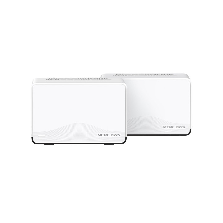 Mercusys Halo H27BE Pack de 2 Sistema Mesh Wi Fi 7 BE3600 - Cobertura Hasta 650m22 - Velocidad hasta 3600 Mbps - Color Blanco