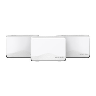 Mercusys Halo H27BE Pack de 3 Sistema Mesh Wi Fi 7 BE3600 - Cobertura Hasta 650m2 - Velocidad hasta 3600 Mbps - Color Blanco