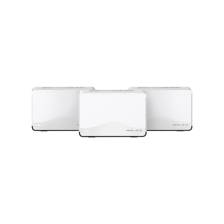 Mercusys Halo H27BE Pack de 3 Sistema Mesh Wi Fi 7 BE3600 - Cobertura Hasta 650m2 - Velocidad hasta 3600 Mbps - Color Blanco