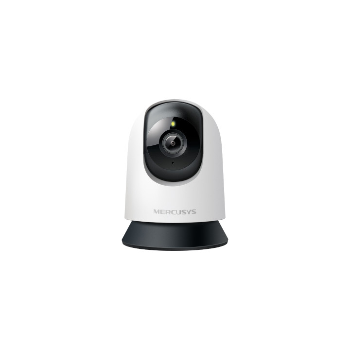 Mercusys MC200 Camara WiFi Seguridad 1080P - Vision Nocturna hasta 12m - Movimiento 360 Grados - Audio Bidireccional - Color Bla