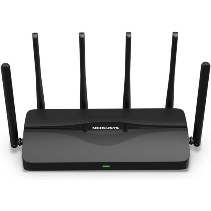 Mercusys MR47BE Router WiFi 7 TriBanda BE9300 - 3 Puertos 10/100/1000/2500Mbps - Easymesh - MU-MIMO - Color Negro