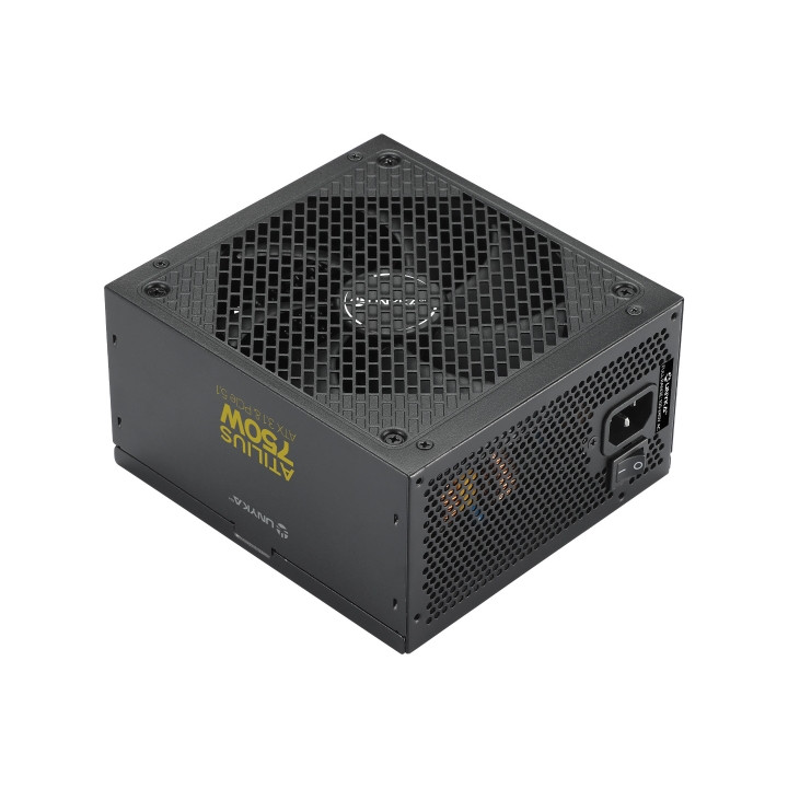 Unykach Atilius 3.1 Black 750W 80 Plus Gold Fuente de Alimentacion 750W ATX 3.1 - Full Modular - Ventilador 120mm