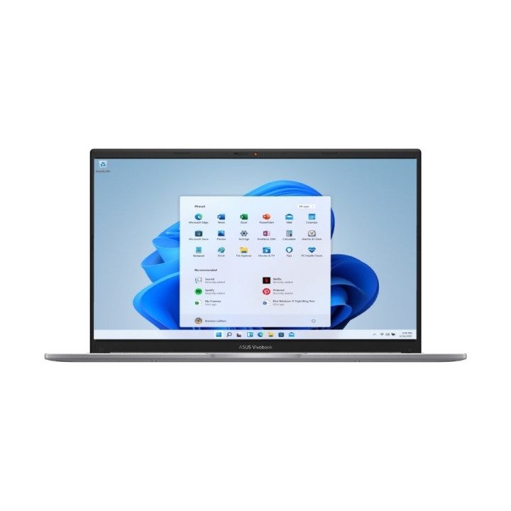 Asus VivoBook 15 Portatil 15.6" Intel Core 7-150U - 16GB - 512GB SSD - Color Plata - Windows 11 Home - Teclado QWERTY (ES)