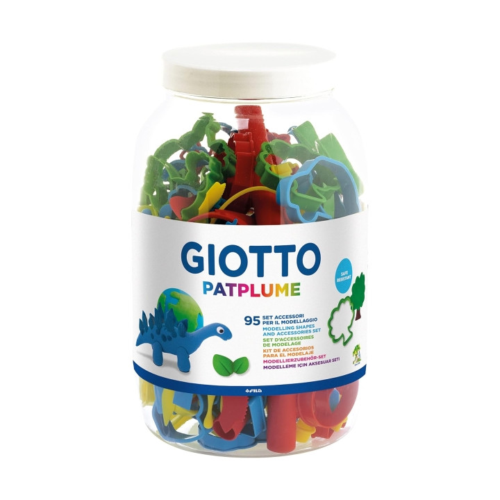 Giotto Patplumen Pack con 95 Accesorios para Modelaje de Plastilina