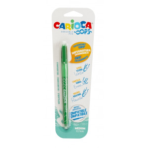 Carioca Oops Blister Boligrafo Borrable - Tinta Termo Sensible - Empuñadura Ergonomica Triangular - Punta de Ø 0.7mm - Doble