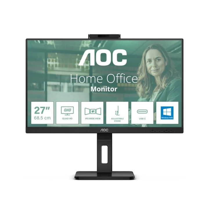 AOC 24P3QW Monitor 23.8" WLED IPS FullHD 120Hz - Respuesta 4ms - Ajustable en Altura