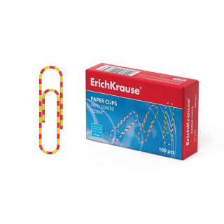 Erichkrause Clips con Recubrimiento de Plastico Zebra - Alambre de Acero de Alta Calidad - Resistente a La Corrosion - Uso Mult