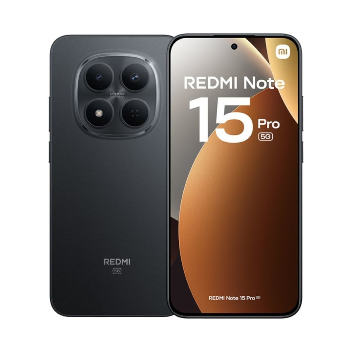 Xiaomi Redmi Note 15 Pro 5G Smartphone Pantalla Amoled 6.83" 120Hz - 12GB -512GB - Camara 200 MP OIS + 32 MP - MediaTek Helio 74