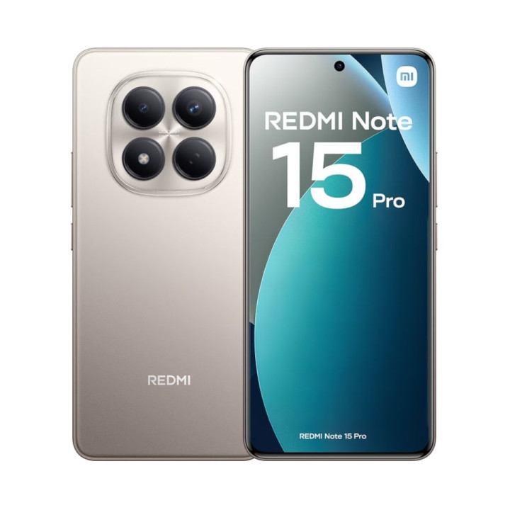 Xiaomi Redmi Note 15 Pro Smartphone Pantalla Amoled 6.77" 120Hz - 8GB -256GB - Camara 200 MP OIS + 32 MP - MediaTek Helio G200 U