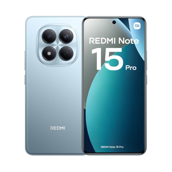 Xiaomi Redmi Note 15 Pro Smartphone Pantalla Amoled 6.77" 120Hz - 8GB -256GB - Camara 200 MP OIS + 32 MP - MediaTek Helio G200 U