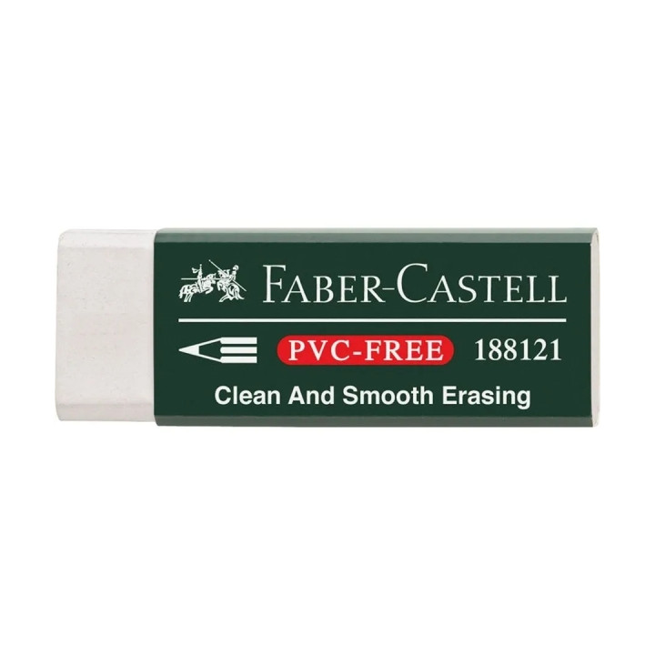 Faber-Castell 7081 N Goma de Borrar de Plastico sin PVC - Borrado Limpio y Facil