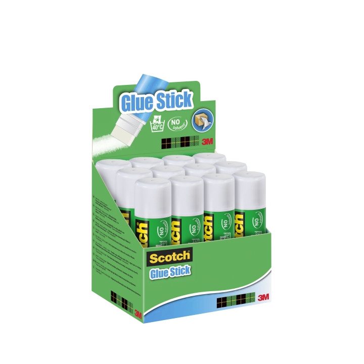 Scotch Barra de Pegamento Adhesivo Solido de 40gr - Color Transparente