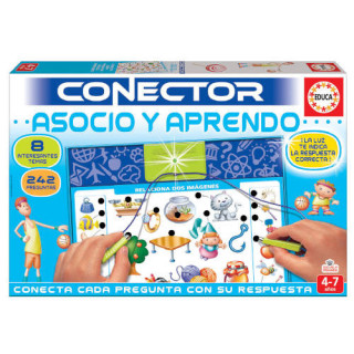 JUEGO CONECTOR ASOCIO Y APRENDO DE 4-7 AÑOS EDUCA BORRAS 17202