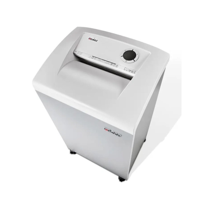 Dahle 414 Destructora de Papel Manual Corte en Particulas P-4 - Destruye hasta 26 Hojas - Capacidad de la Papelera 140L - Ruedas