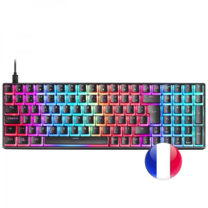 Mars Gaming MKULTRA Teclado Gaming Premium - Compacto 96% - Teclas PBT Pudding - Iluminacion FULL RGB CHROMA - Switches Mecanic
