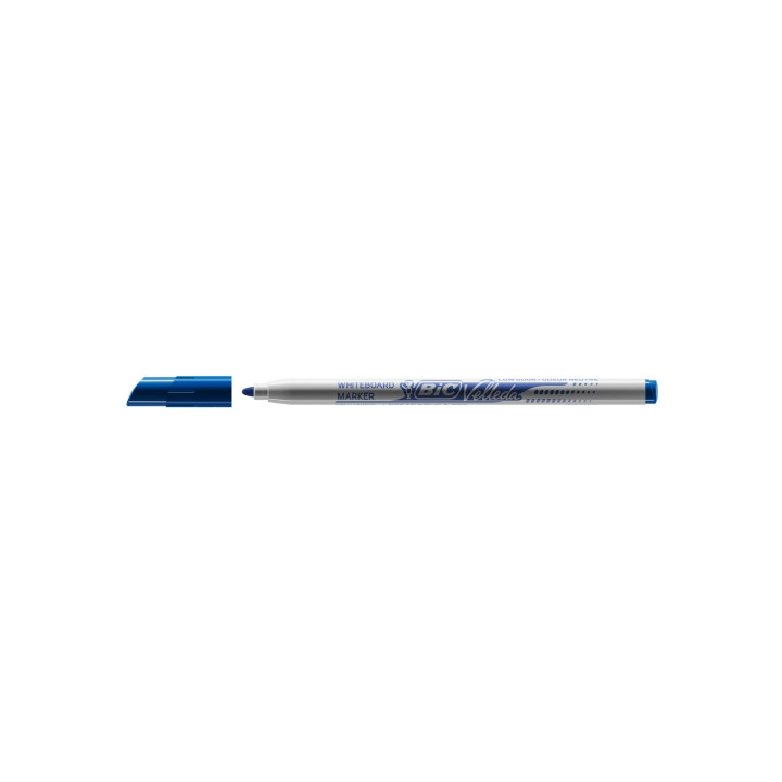 Bic Velleda 1721 Rotulador para Pizarra - Punta Fina - Trazo de 1.5mm - Borrado Optimo - Color Azul