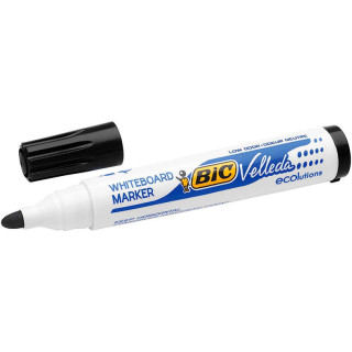 Bic Velleda 1701 ECOlutions Marcadores para Pizarra - Punta Redonda - Trazo de 1.5 mm - Tinta con Base de Alcohol - Ecologico -