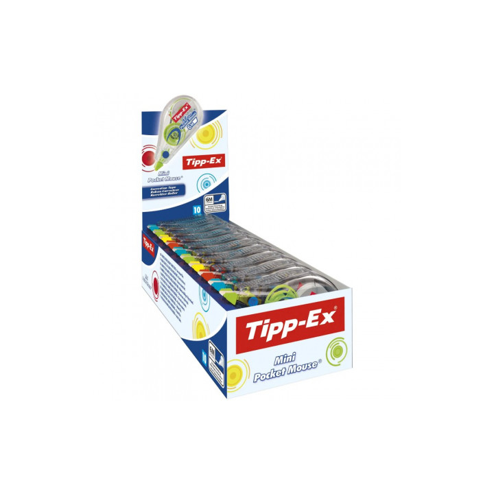 Tipp-Ex Mini Pocket Mouse Fashion Cinta Correctora 5mm x 6m - Resistente - Escritura Instantanea