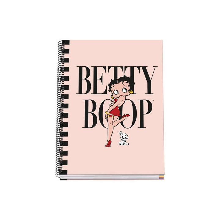 Dohe Cuaderno Espiral Tapa Dura A4 - 228x300mm - Cubierta Carton Forrado Impreso a Color - Espiral Metalico Negro - 100 Hojas Of