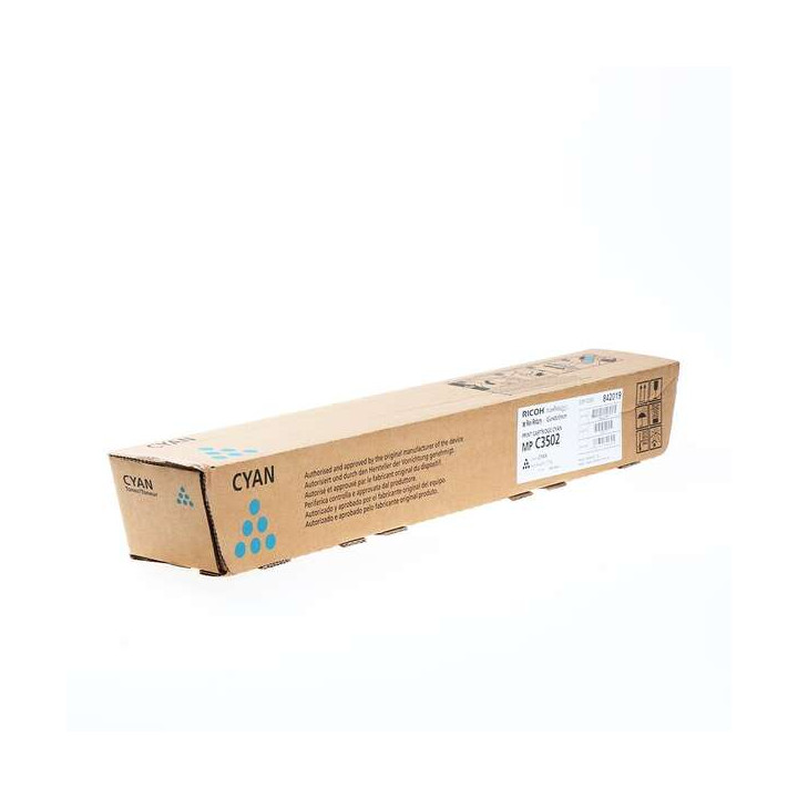 Ricoh Aficio MP-C3002/MP-C3502 Cyan Cartucho de Toner Original - 842019/841654/841742
