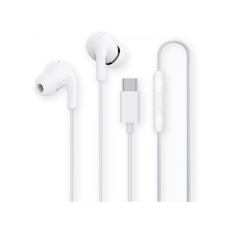 Xiaomi Mi Dual Driver Earphones Auriculares USB-C - Microfono Integrado - Resistencia IPX4 - Control en Cable - Color Blanco Xiaomi Mi Dual Driver Earphones Auriculares USB-C - Microfono Integrado - Resistencia IPX4 - Control en Cable - Color Blanco