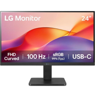 LG Monitor 23.8" Curvo 1500R VA FullHD 100Hz HDR 10 - Respuesta 5ms - 16:9 - HDMI