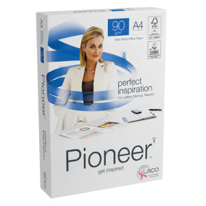 Paquete 500h papel perfect premium 90gr a4 pioneer cie 169 pnr0900073