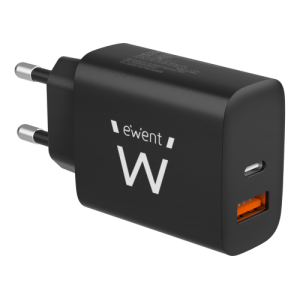 Ewent cargador rapido usb-a y usb-c