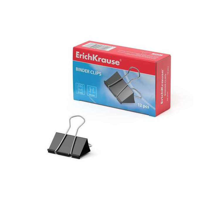 Erichkrause Pinzas para Papeles - Alambre de Acero de Alta Calidad - Resistencia Mejorada - Capacidad Hasta 110 Hojas - Resiste
