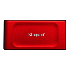Kingston ssd 1tb xs1000 red external usb 3.2 gen 2 portable solid strate drive