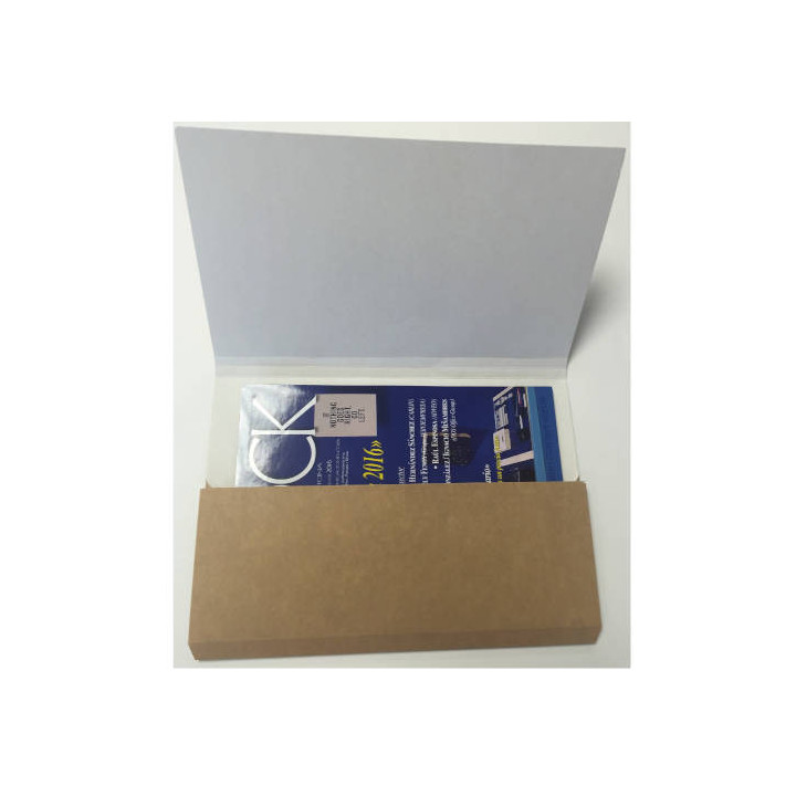 SUBCARPETA CON BOLSA Y SOLAPA INTENSAS 240 GRS FOLIO K.BICOLOR GIO 400040686