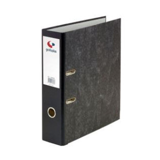 ARCHIVADOR JASPEADO ECOCLASSIC NEGRO 1/4 NATURAL LOMO ANCHO 215X230X75 GRAFOPLAS 7149000